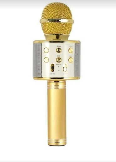 mikrafon karaoke: Bluetooth mikrofon karaoke usb, Bluetooth hemde kabele telfona qosula