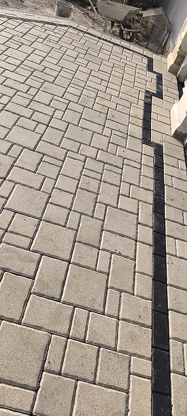 Tamet: Beton dekorativ tamet döşəmə - Material: vibro-press beton tamet (daş — 12