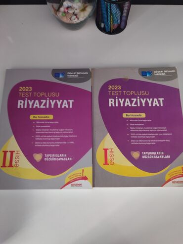 Testlər: 2023-cü il üçün nəzərdə tutulmuş Riyaziyyat Test Toplusu kitabları