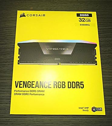 hyper x claud: Оперативная память (RAM) для ПК, Новый, Corsair, 32 ГБ, DDR5, 6400 МГц — 1