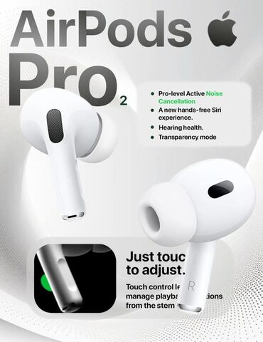 без проводные наушники ош: Apple AirPods Pro (2‑е поколение) - Чип H2: улучшенная обработка