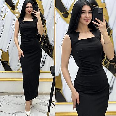 razrezli don: Qadın midi don – qolsuz, bədənə oturan model - Dizayn: Kvadratvari — 4
