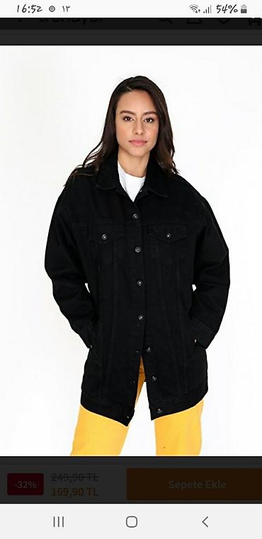 cins godekce: Trendyoldan alinib. DENIM RESPUBLIC MARKASI Razmer S .oversize — 2