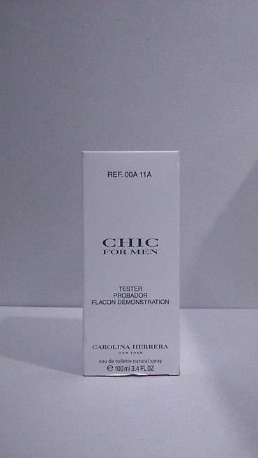 Parfemi: CAROLINA HERRERA CHIC MEN EDT100ML TSTR | Carolina Herrera Chic men — 3