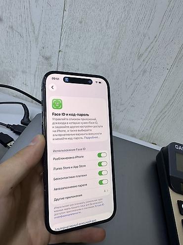 Apple iPhone: IPhone 14 Pro, Новый, 128 ГБ, Space Gray, Защитное стекло, Чехол, 77 % — 5