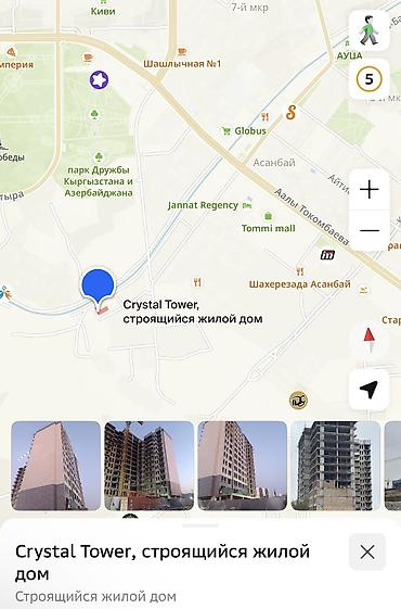 2 8: 3 комнаты, 91 м², Асанбай мкр Элитка, 13 этаж, ПСО (под самоотделку) — 6