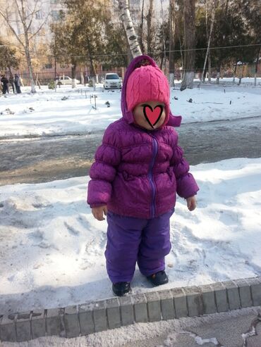 детские зимние куртки с мехом: Зимний комбинезон на 2-3 года фирмы PinkPlatinum. Заказывали из США за