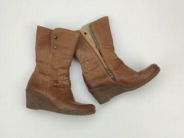 spódnice z imitacji skóry reserved: High boots for women, 38, condition - Good