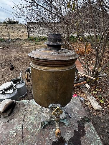 kohnə samavar: İşlənmiş Od Samovar, 10-dan çox l, Pulsuz çatdırılma — 1