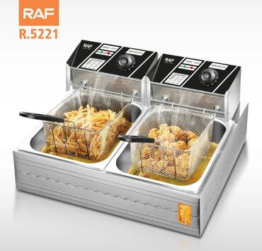Электрические казаны: Фритюрница Raf, Больше 5 л, Новый, Самовывоз, Бесплатная доставка, Платная доставка