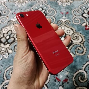 Apple iPhone: IPhone 8, Б/у, 64 ГБ, Красный, Зарядное устройство, Защитное стекло, Чехол, 100 % — 1