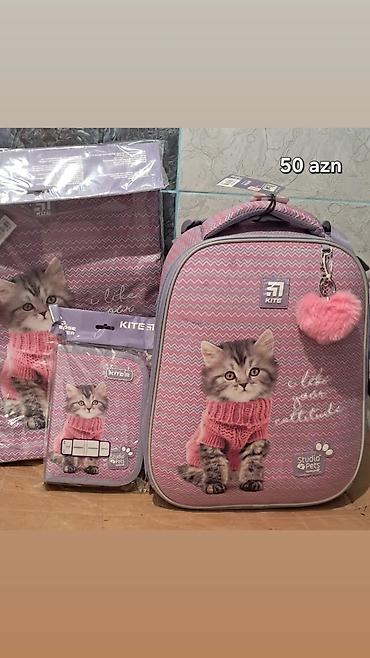 çanta kisi: Kite məktəb çantası – Studio Pets dizaynı - Rəng: çəhrayı-bənövşəyi — 2