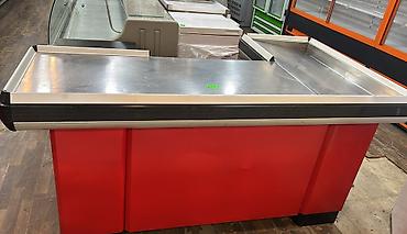 Market kassası üçün kassir masası/checkout stolu - Material: üst səth