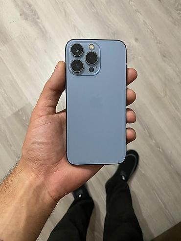 IPhone 13 Pro, 128 GB, Sierra Blue, Zəmanət, Simsiz şarj, Face ID