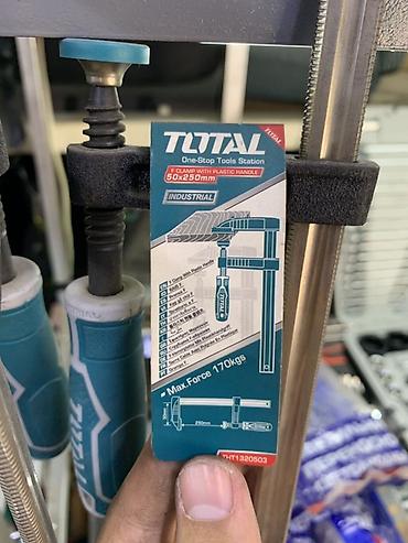Түтүктөр үчүн хомуттар: Струбцина F‑образная TOTAL THT1320503 - Тип: F‑образная струбцина с — 2