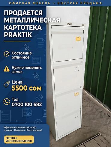 Металлическая картотека PRAKTIK - Тип: офисный металлический шкаф для