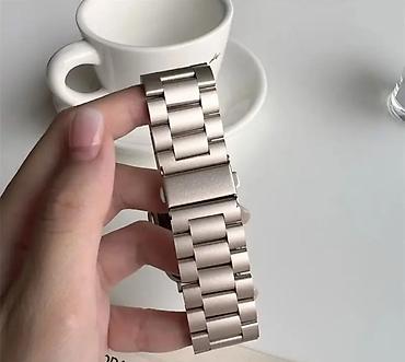 Aksesuarlar: IWatch üçün tam yeni qaralmayan kəmər. 38-40-41-42MM(S10) uyğundur — 2