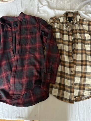 Kostyumlar: 2 ədəd flanel köynək dəsti. - Naxış: Klassik dama (plaid) - Rənglər