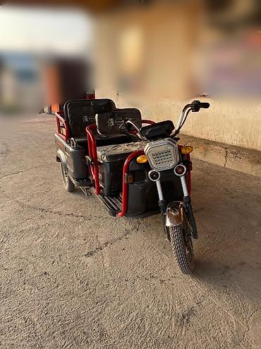 Другой электротранспорт: Электрический трицикл (грузо‑пассажирский) - Компоновка: три колеса — 1