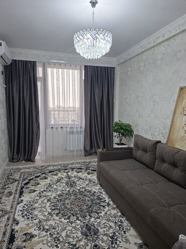 бишкек квартира на долгий срок: 2 комнаты, Собственник, Без подселения, С мебелью полностью