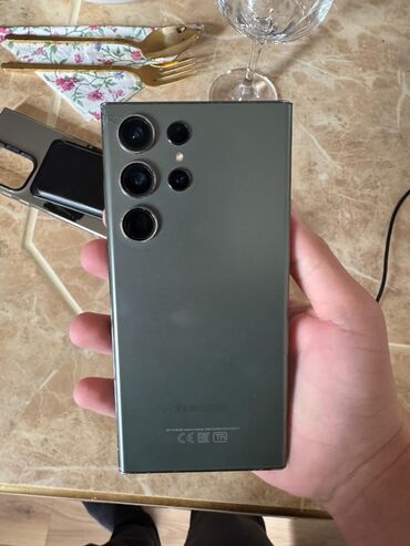 iki qapili soyuducu: Samsung Galaxy S23 Ultra, 512 GB, rəng - Boz, Barmaq izi, Face ID