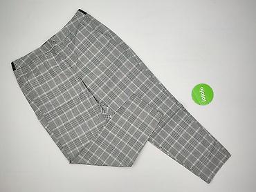 grafitowy garnitur: Spodnie materiałowe damskie, rozmiar 2XL — 2