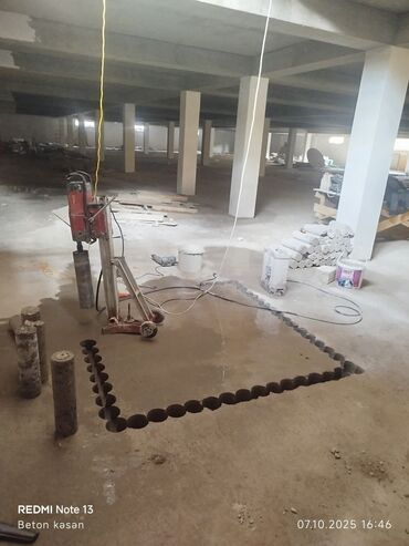 Beton işləri: Beton kəsmə beton deşmə xidməti Karot - HILTI DD 200 / 350 ilə 25 ° — 11