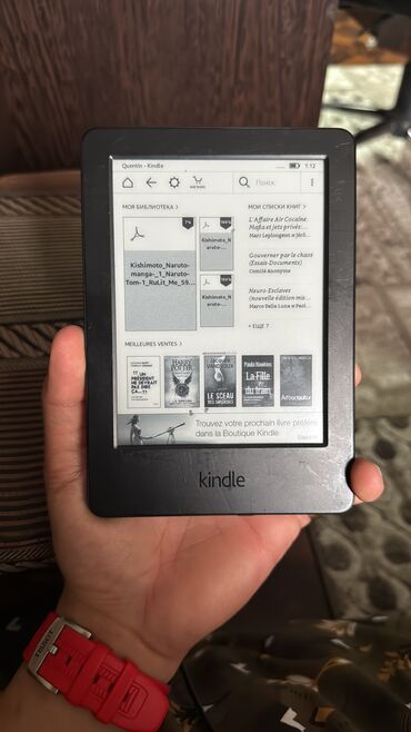 электронная книга amazon kindle: Электронная книга, Amazon, Б/у, 7" - 8", Bluetooth, цвет - Черный