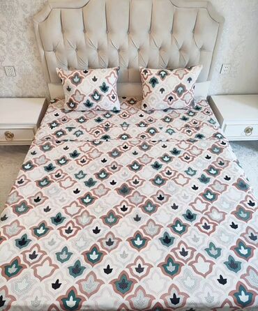 Наволочки: Постельное бельё 100% хлопок, постельное бельё, простынь на резинки — 36