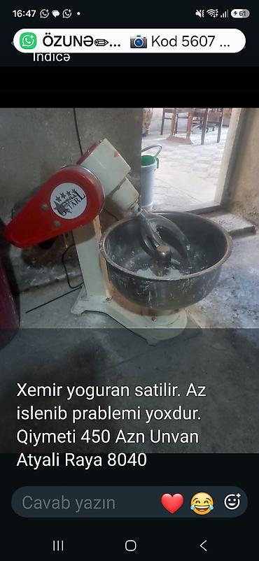 su aparati satisi: Xəmiri qarışdıran/mix edən aparat – General Star markası. Texniki — 1