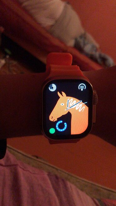 Yeni, Smart saat, Apple, Sensor ekran, rəng - Qara