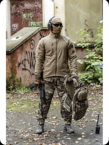 Толстовки: Доставка по городу Бишкек бесплатная 🚀🚀🚀 Тёплая флисовая кофта — 38