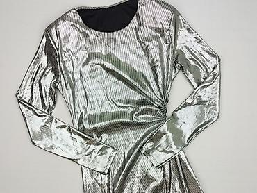 srebrne: Look, Sukienka damska, rozmiar S — 1
