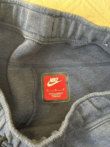 tech flice: Мужские шорты Nike, размер M. - Цвет: темно-синий (navy). - Материал — 3