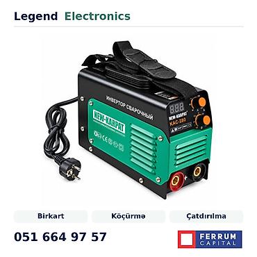 Elan başlığı: Qaynaq aparatı 280 W metal üçün Legend Electronics