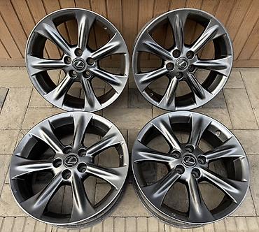 Диски: Литые Диски R 18 Lexus, Комплект, отверстий - 5, Б/у — 2