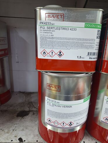 композитные газовые баллоны: Полиуретановый отвердитель IBavet PK4233 041 в жестяной банке объемом