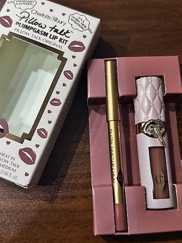 gun eynəkləri: Charlotte Tilbury Pillow Talk Plumpgasm Lip Kit – Pillow Talk Original — 1