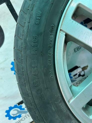g comp: Колесо в сборе Dunlop 205/55R16H, Диск литой оригинальный Volkswagen — 3