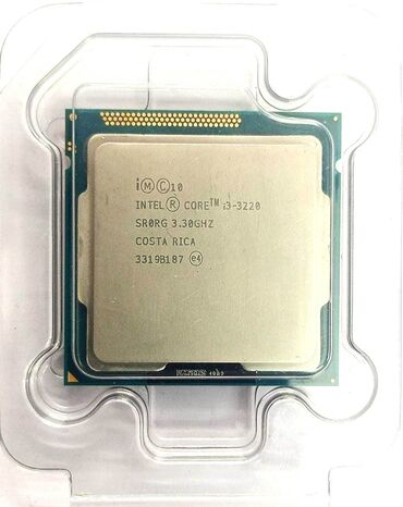 Prosessorlar: Prosessor Intel Core i3 3220, 3-4 GHz, 4 nüvə, Yeni