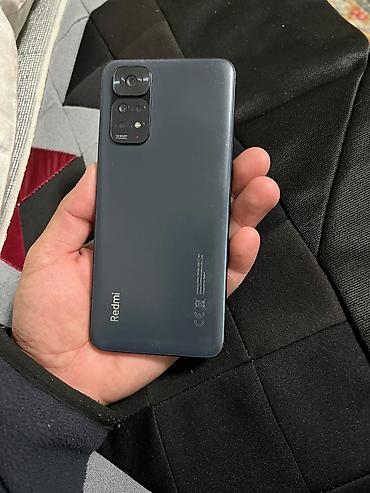 Уюлдук телефондор жана аксессуарлар: Redmi, Redmi Note 11S, Колдонулган, 128 ГБ, түсү - Боз, 2 SIM — 2
