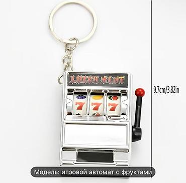 Bijuteriya: Məhsul: Mini “Lucky Slot” meyvəli oyun avtomatı açarlıq - Dizayn — 5