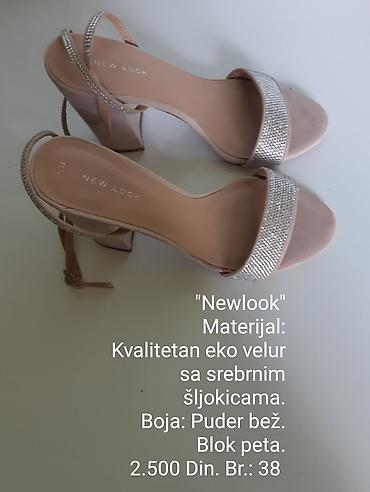Sandale: New Look sandale - Materijal: kvalitetan eko velur ukrašen srebrnim — 7