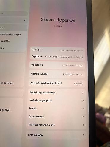alfon 12: Xiaomi Pad 6S Pro 12.4 planşet - Ekran: 12.4" böyük yüksək — 1
