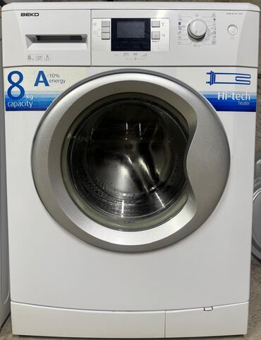 пылесос для дома: Кир жуучу машина Beko, Колдонулган, Автомат, 9 кг чейин, Толук өлчөм