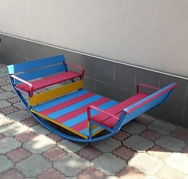 Детские качели: В наличии игровой комплекс Качели Скамейки Качалка лодочка Песочница — 5