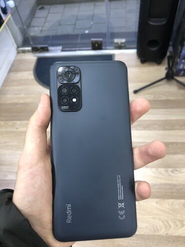 Xiaomi: Xiaomi Redmi Note 11S, 64 GB, rəng - Qara, 
 Barmaq izi