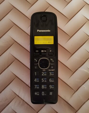 islənmis telefonlar: Стационарный телефон Panasonic, Беспроводной, Б/у, Бесплатная доставка