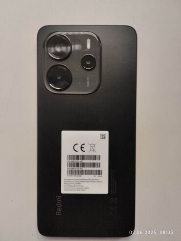 режим 11 с: Redmi, Redmi Note 14, Новый, 256 ГБ, цвет - Черный, 2 SIM