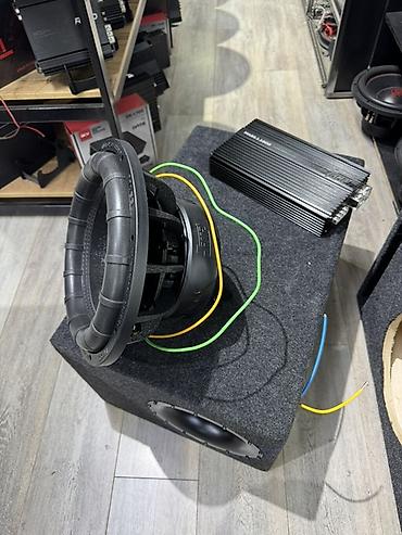 70 сом: Комплект автозвука AMP BASS Состав набора: - Сабвуфер AMP — 1000 W — 9